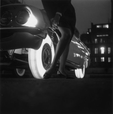 Goodyear's illuminated tires. Developed in 1961 but never went into production. Historical Pics.
